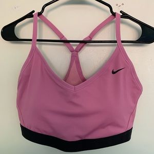Nike Indy Sports Bra, Size: US XL, Pink & Black